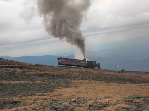 Zahnradbahn auf dem  Mount Washington