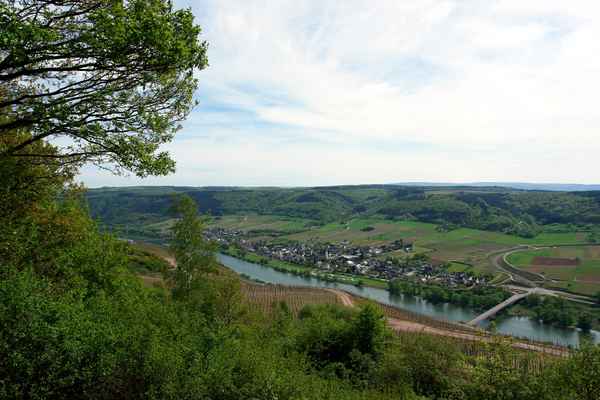 romantischer Blick auf die Mosel