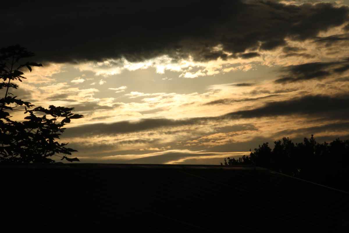 Abendsonne geht unter!