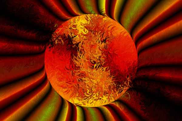 Fractal Feuerblumen