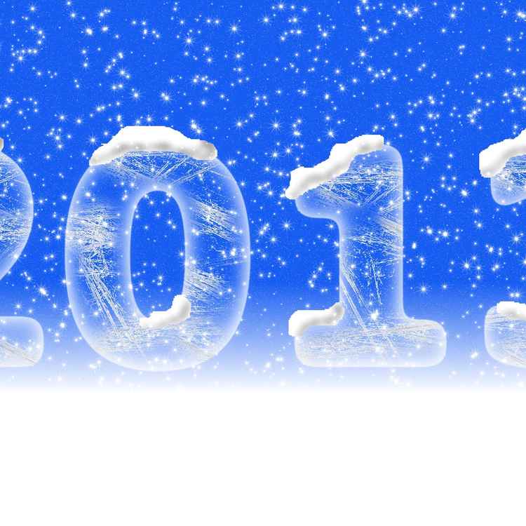 Neues Jahr - 2013 Blau