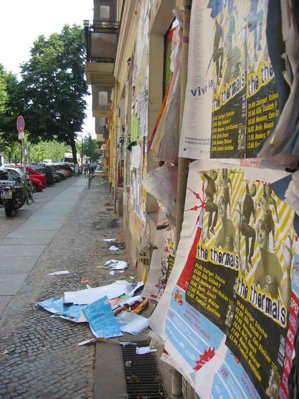 Plakatwände in Berlin