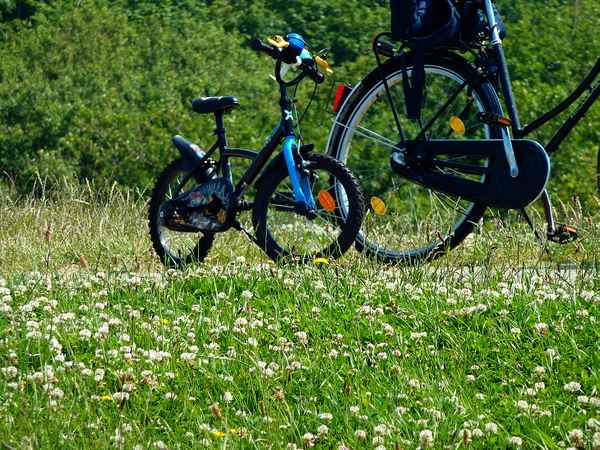 Fahrrad - Klein und Groß .