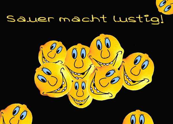 Zitronen mit Gesicht...