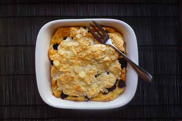 Brombeer-Grießauflauf