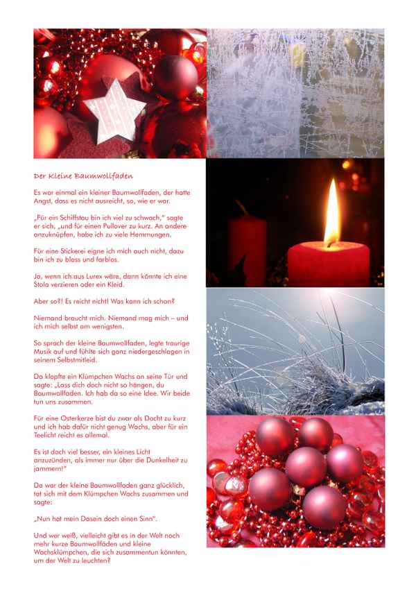 eine kleine Geschichte zu Weihnachten