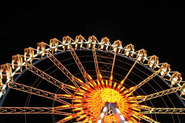 Das Riesenrad bei Nacht 08