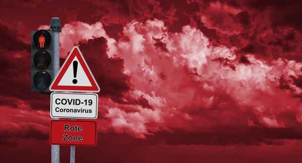 Corona-Ampel – rote Zone