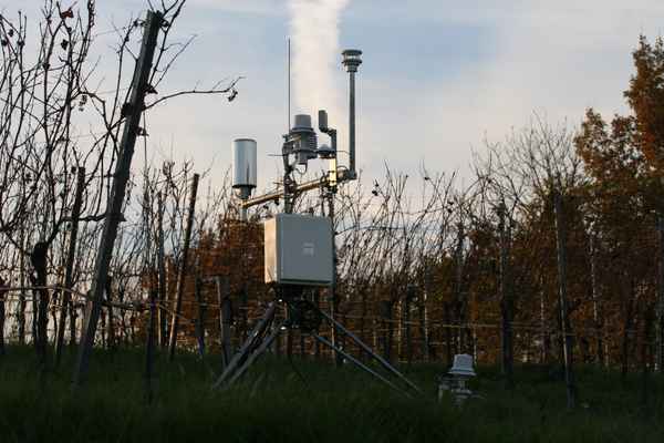 Wetterstation in den Reben