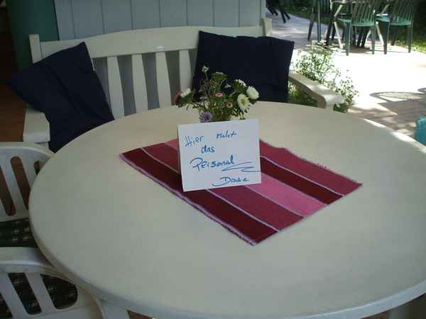 Ruhe für das Personal