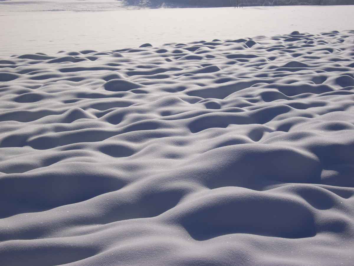 Schneewellen