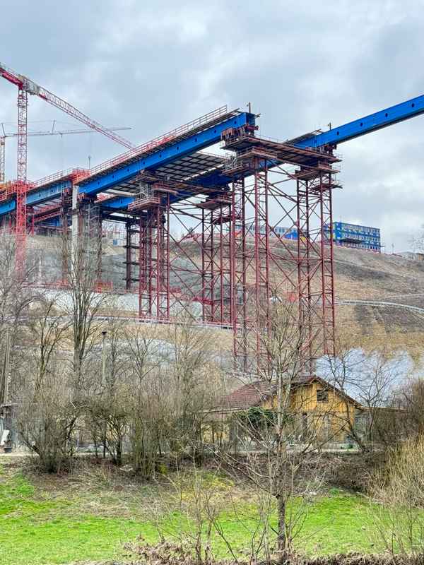 Hochbrücke über den Neckar bei Horb