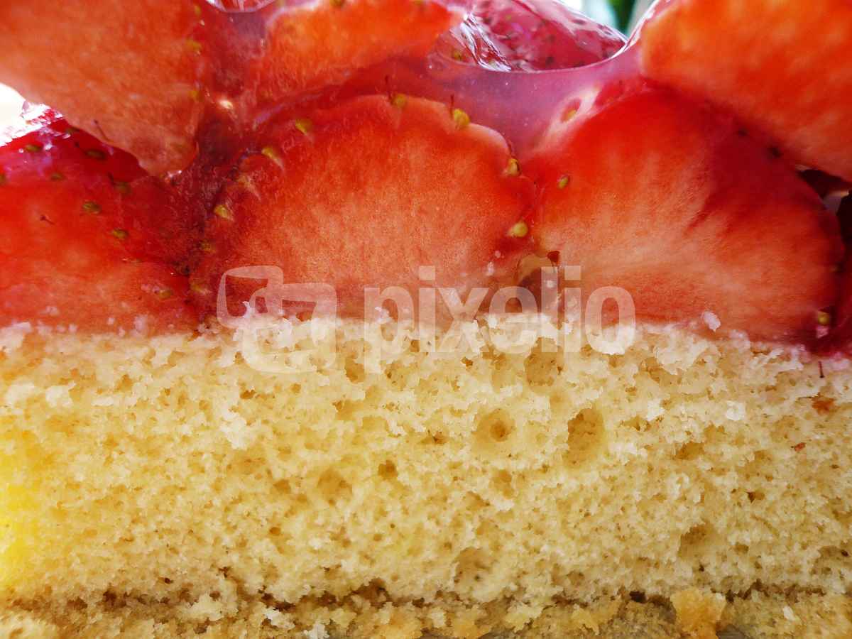 Erdbeerkuchen