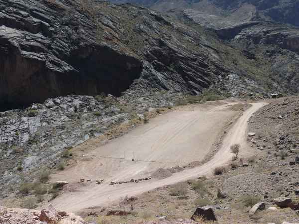Wüsten-Fußballplatz