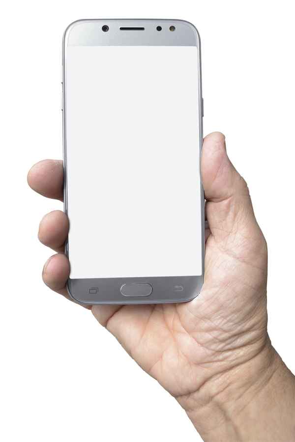 Smartphone freigestellt