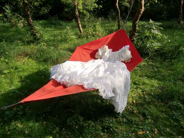 Schlafendes Brautkleid