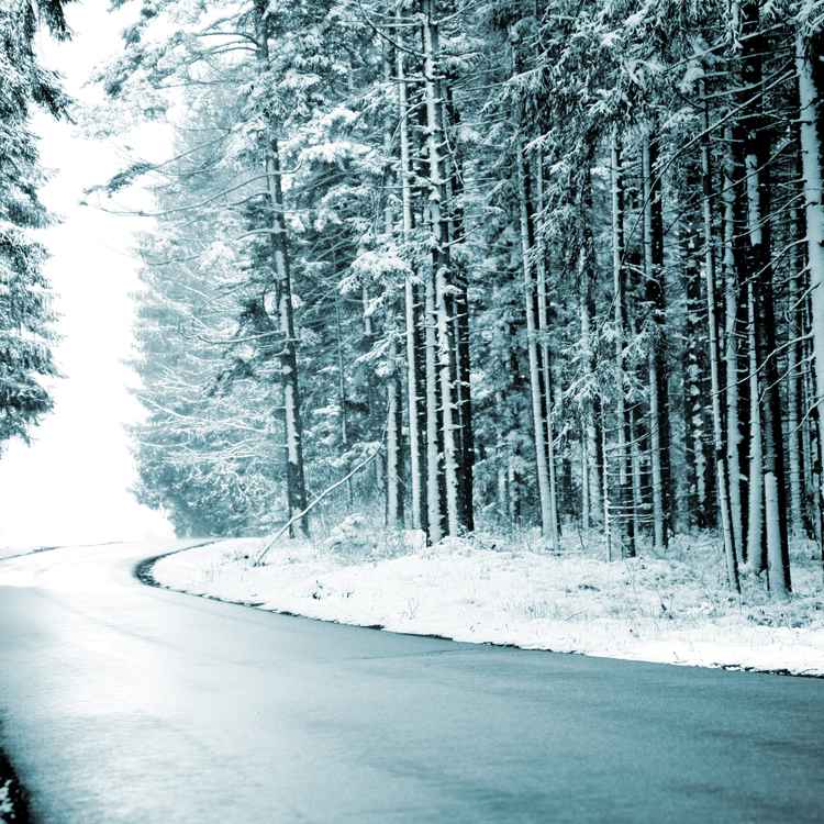 Vorsicht Straßenglätte