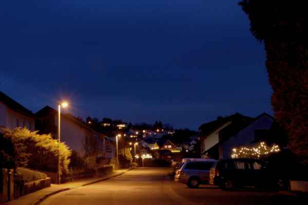 Straße bei Nacht IV