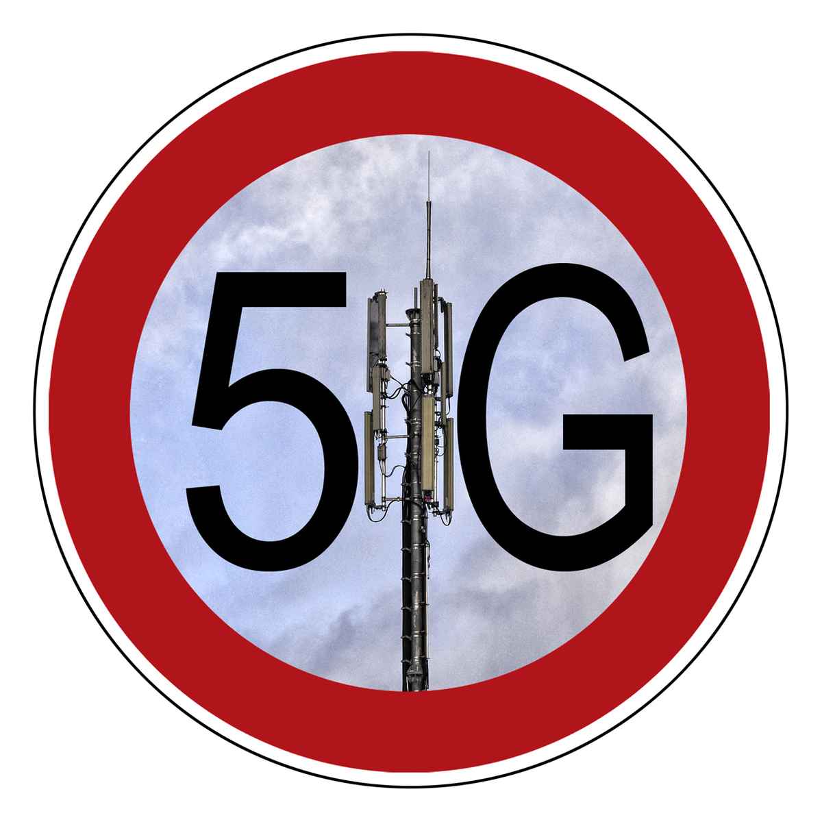 5G Netz - Mobilfunkantenne