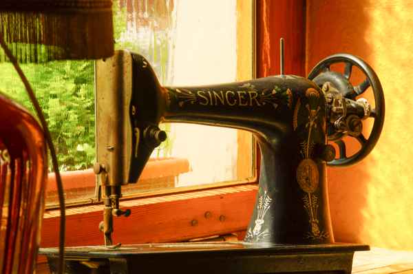 Alte Singer-Nähmaschine