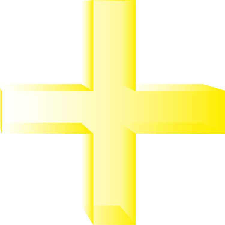Kreuz gelb