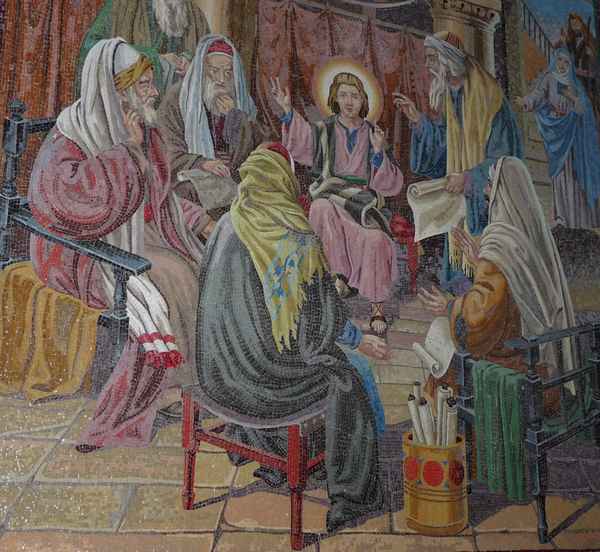 Der 12jährige Jesus im Tempel