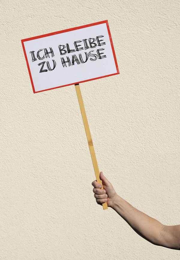 Ich bleibe zu Hause