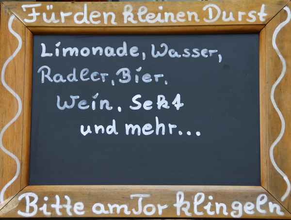Wen der Durst plagt...