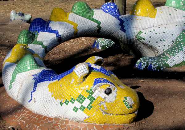 Mosaik-Reptil