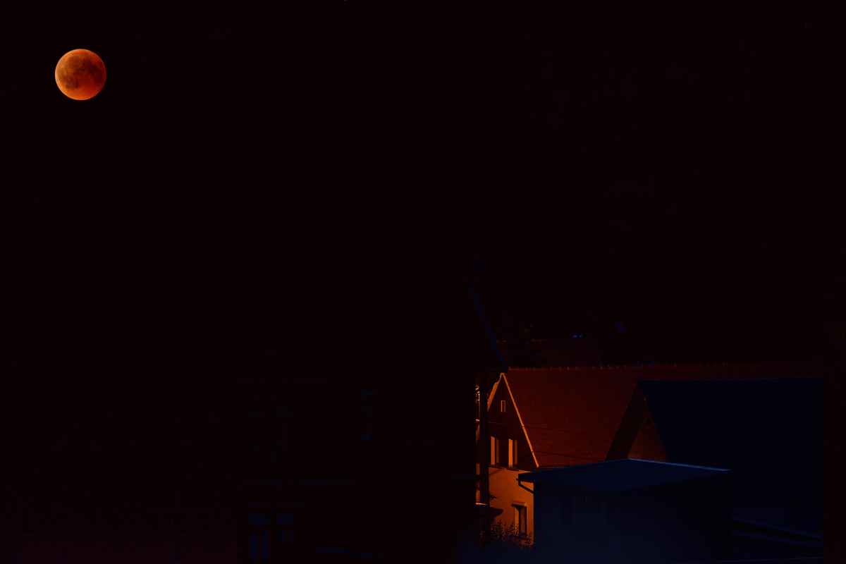 Blutmond Nacht