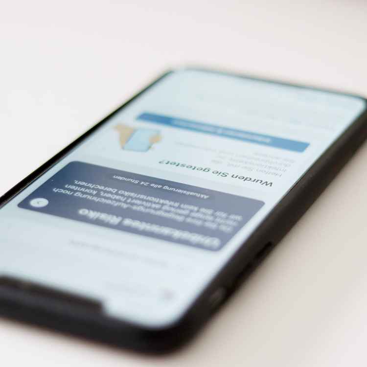 Corona App auf dem Smartphone