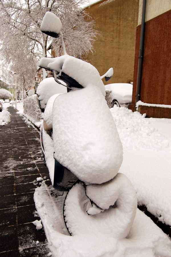 heute kein Roller-Wetter