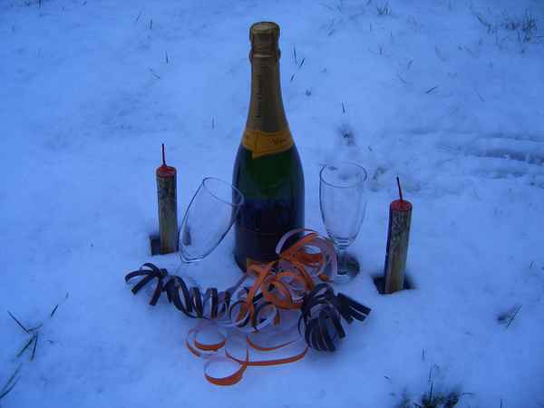 Schon mal für Silvester üben...