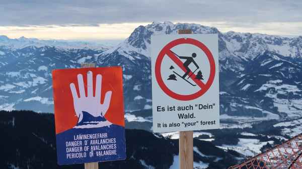 Achtung Lawinengefahr