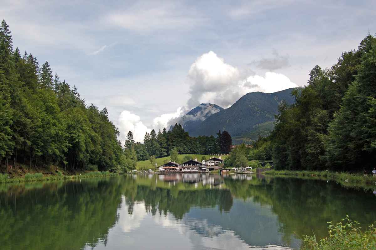 Riessersee bei Garmisch-Partenkirchen