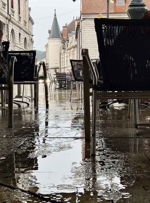 Besancon im Regen