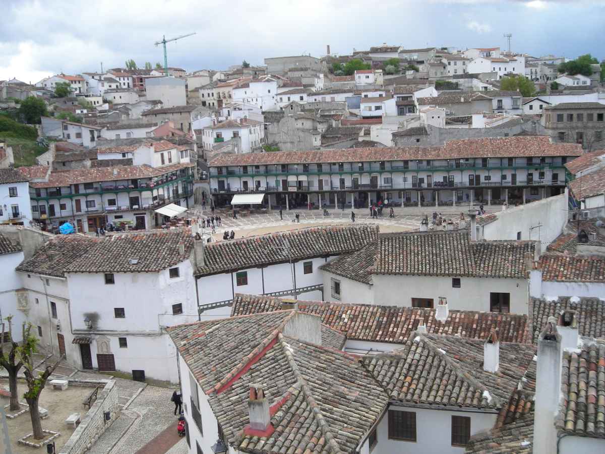 Ausblick von Chinchón (Madrid, Spanien)