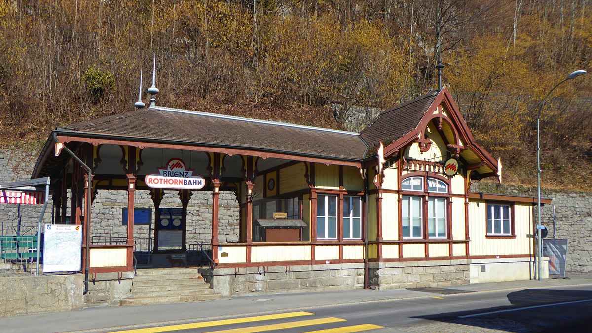 Talstation der Brienzer Rothornbahn