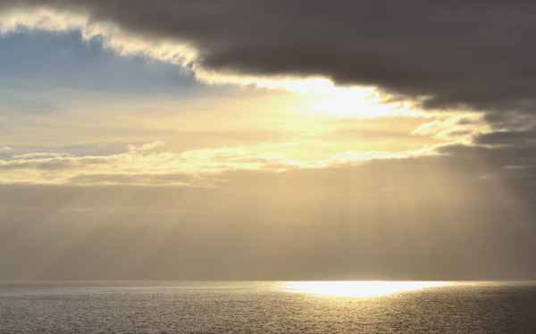 Sonne über dem Atlantik