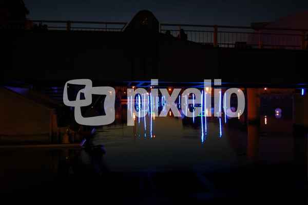 Lichtinstallation Ozeaneum Stralsund