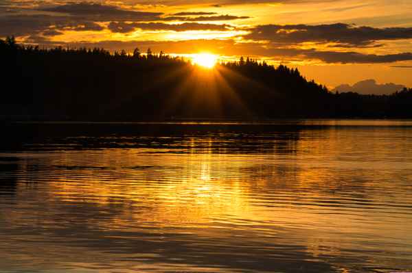 Goldener Sommerabend