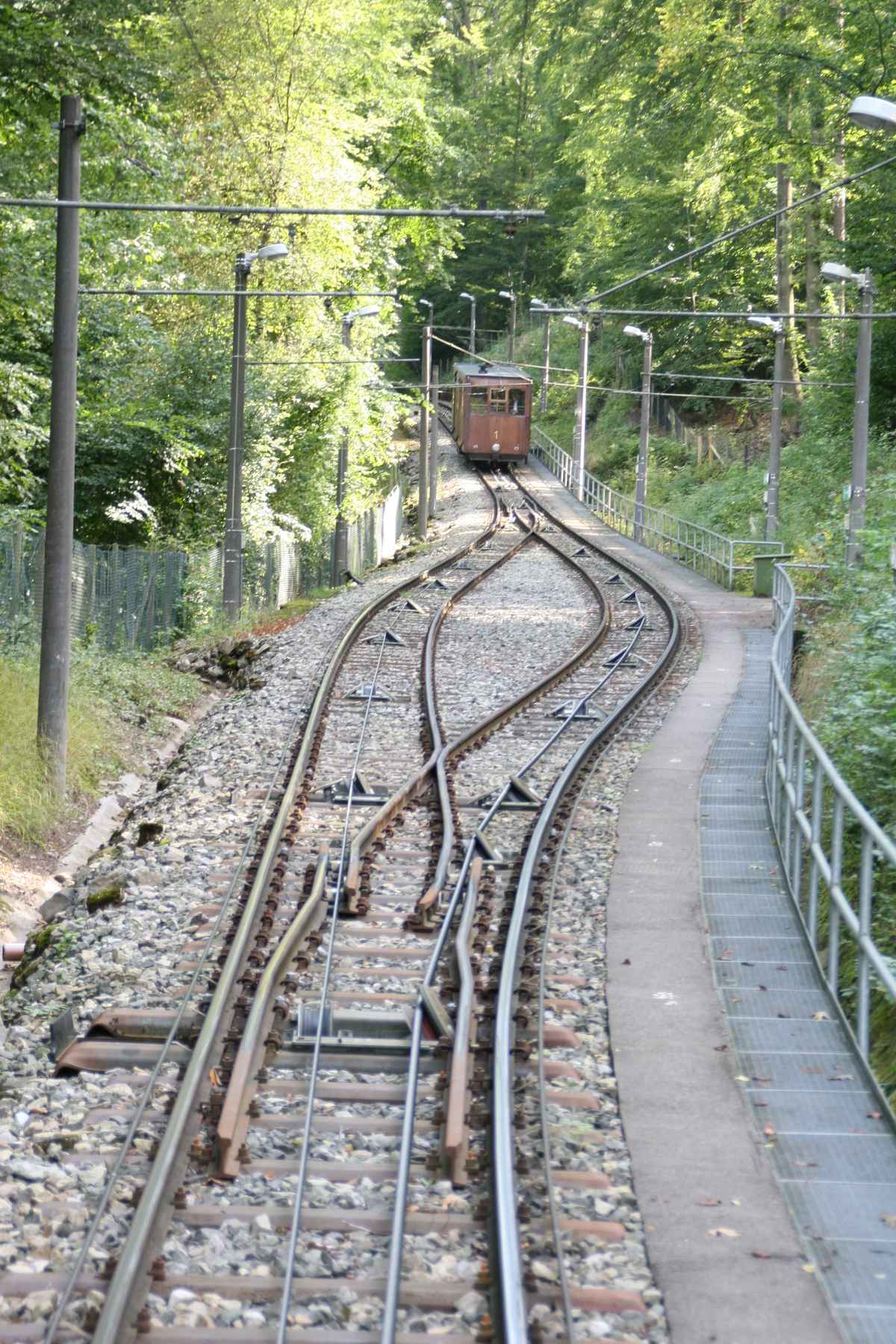 Seilbahn Weiche