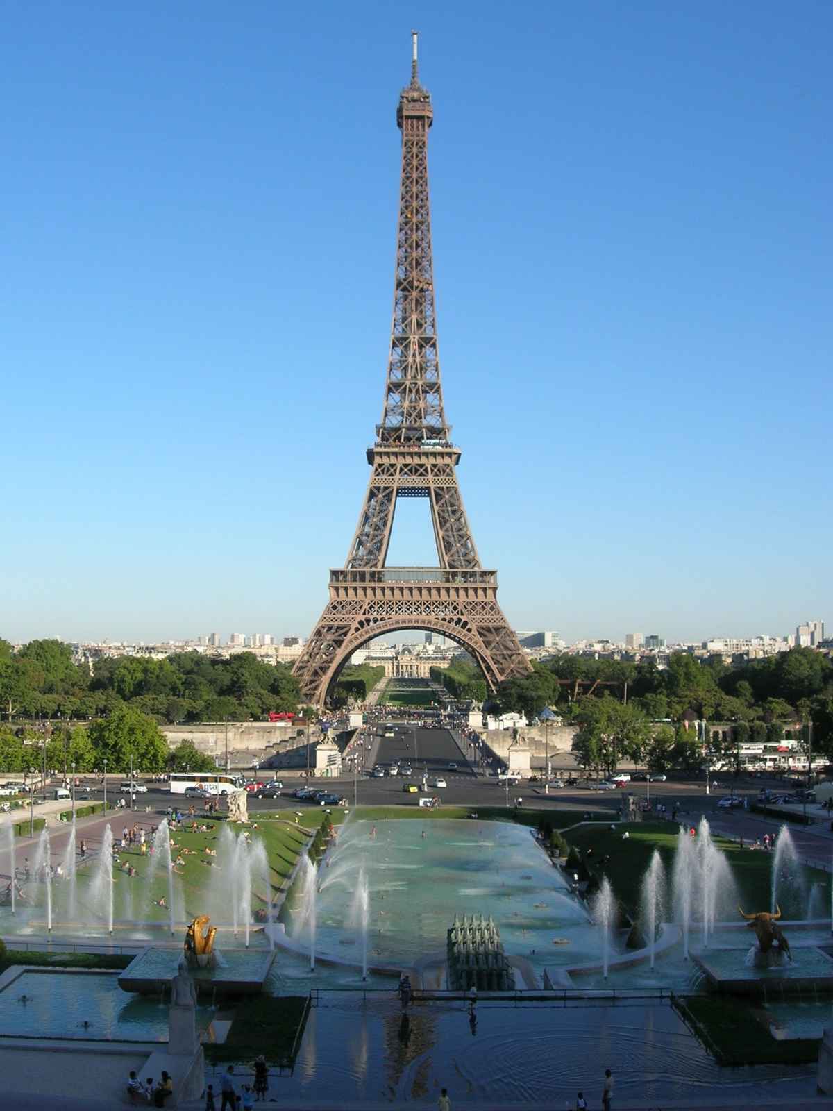 Der Eiffelturm in Paris