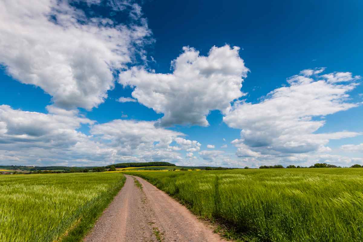 Der Himmel über Franken