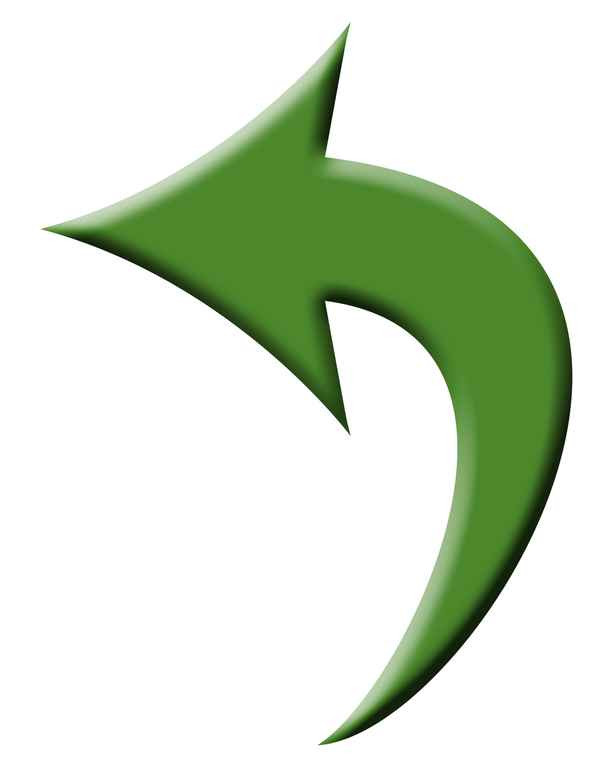 Pfeil grün