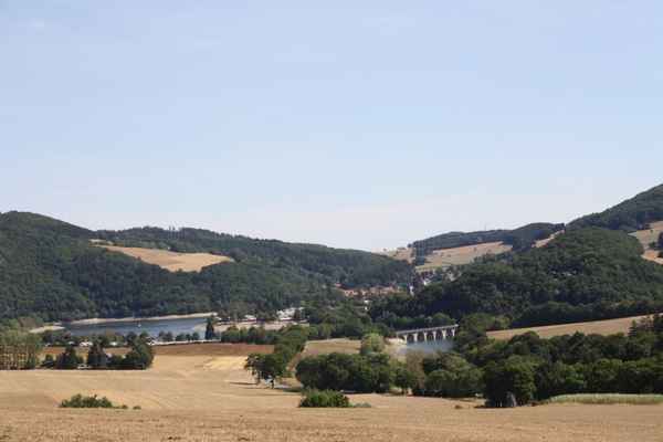 Diemeltalsperre von oben