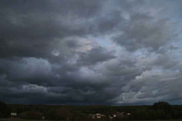 Regenwolken ziehen auf