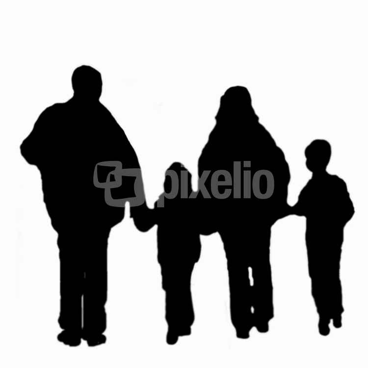 Silhouette Familie
