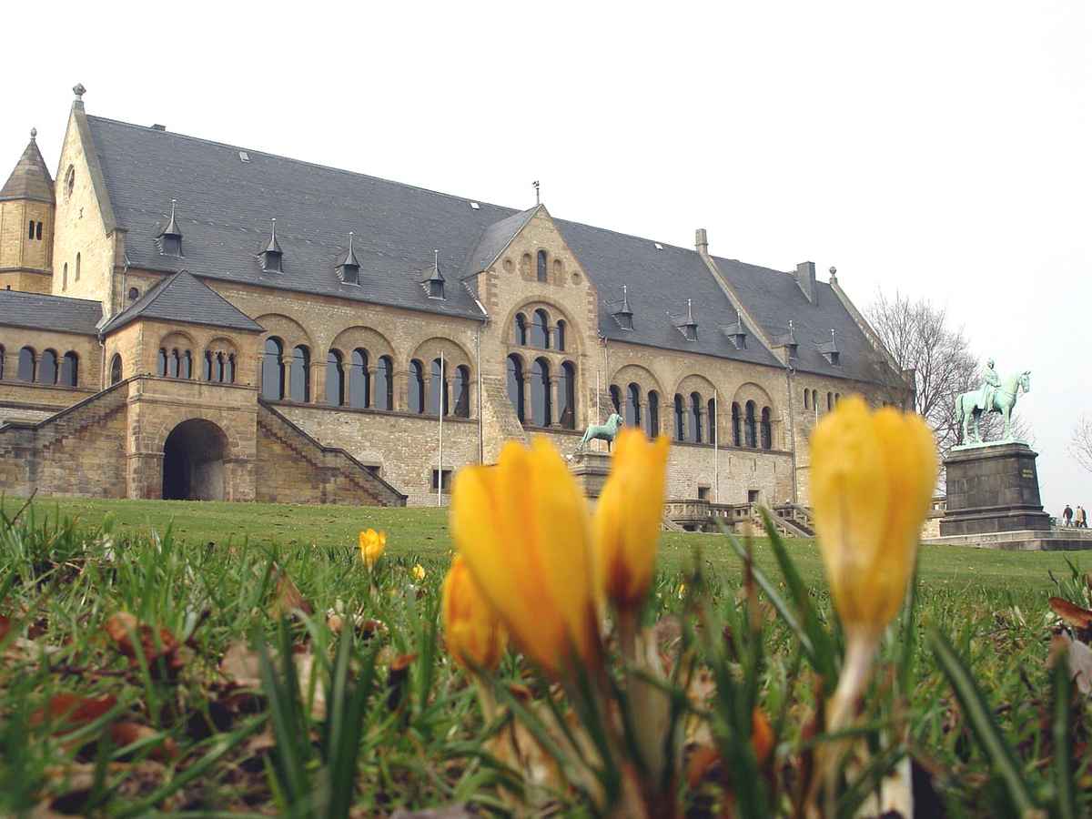 Krokusse und Kaiserpfalz Goslar