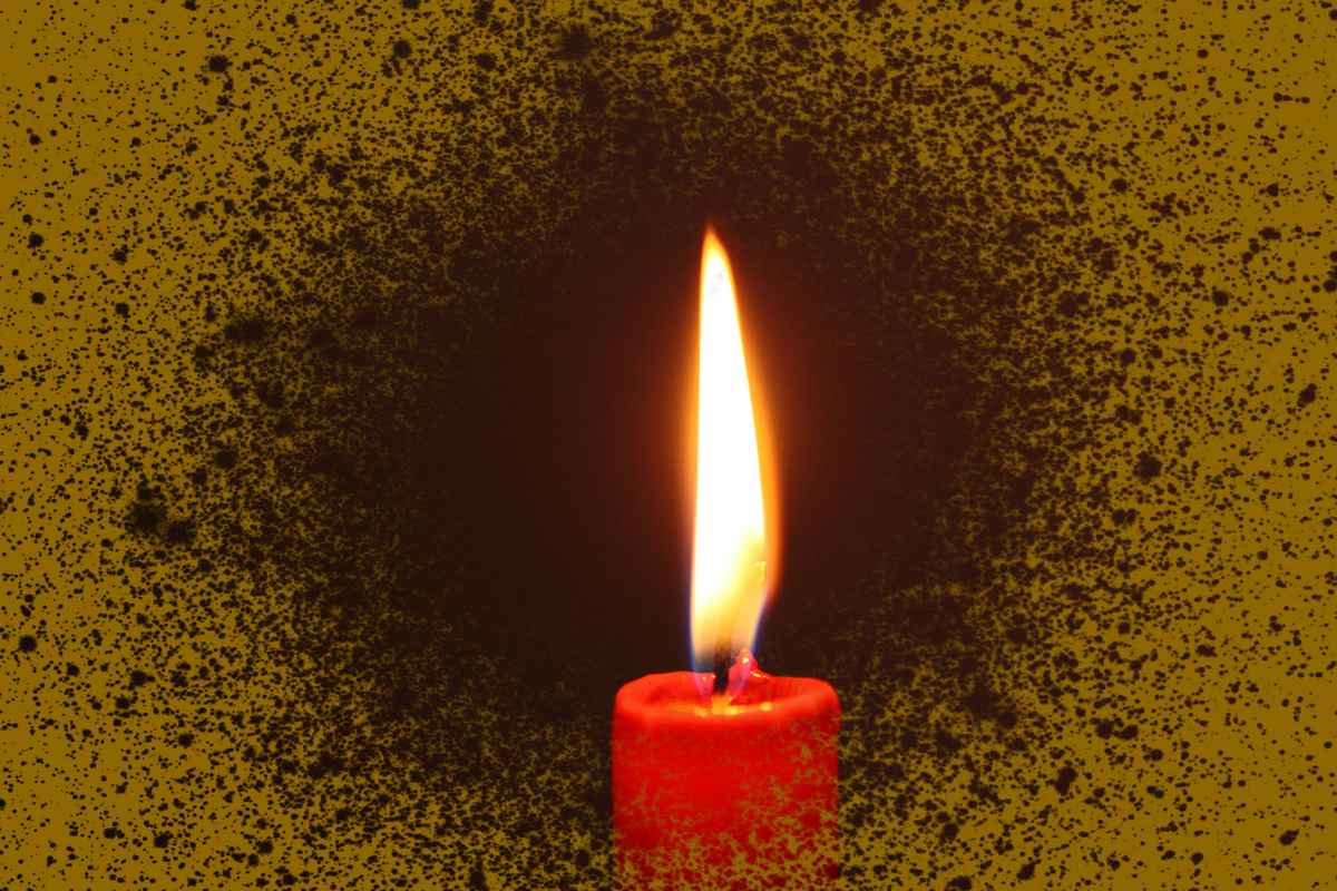 Warmes Kerzenlicht